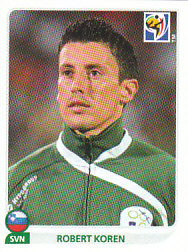 Robert Koren Slovenia samolepka Panini World Cup 2010 #248